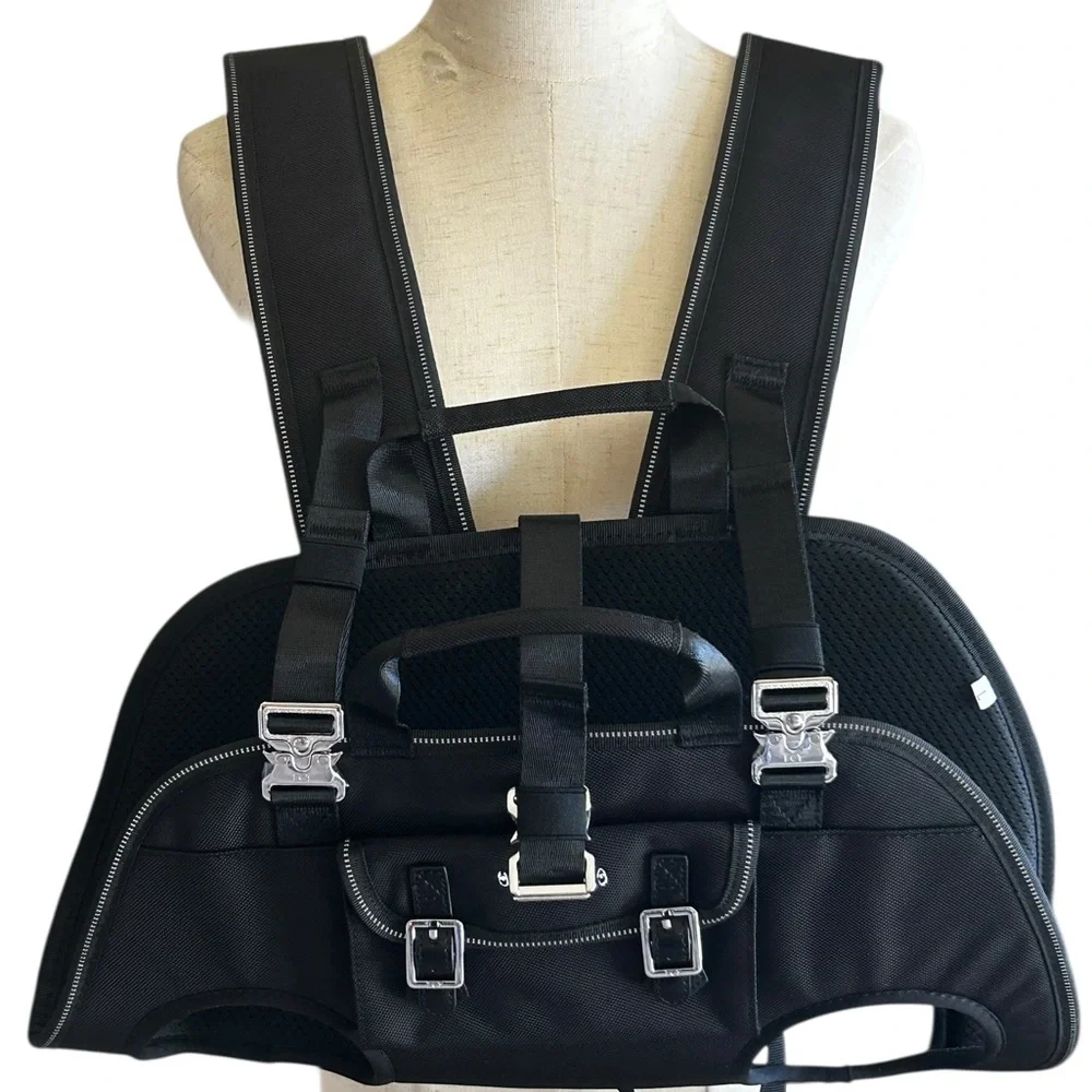 Handsfree Carry Paw Frenchie Side/Front-Backpack Pet Carrier